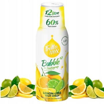 Сироп для карбонизатора Soda FruttaMax LEMON LIME 500 мл на 12л