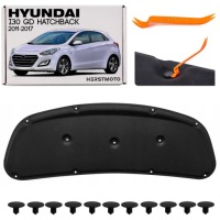 Купити Hyundai i30 2 gd 2011-2017 шумоізоляція капот 81125a5000 + кліпси, фото thumb