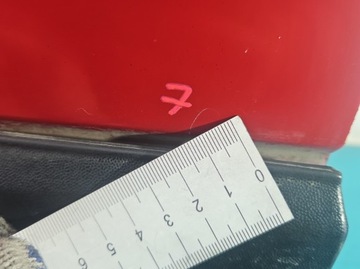 фото thumb №10, Дверь перед левая vw golf iii 5d красный ly3d