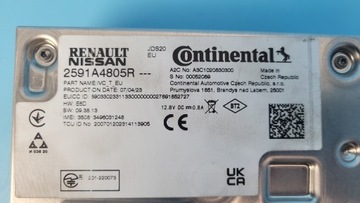 фото thumb №12, Renault zoe ii 2023 модуль блок управления радио навигации 2591a4805r