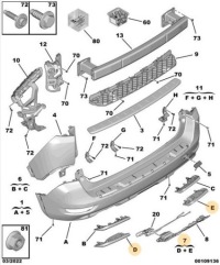фото thumb №2, Накладка бампера заднього