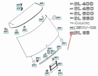 Купити Mercedes-benz gl-class x166 емблема na задній панель двері a1668173115, фото thumb