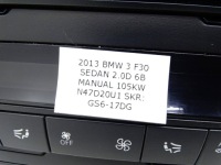 фото thumb №6, Панель перемикач повітропровід кондиціонера bmw f30 f31 9226784