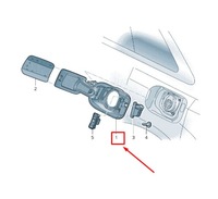 фото thumb №1, Audi q5 fy fuel filler flap insert 80a810593 original