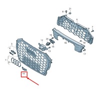 фото thumb №5, Audi q3 f3 радиатор решётка cover cap 83f8531409b9