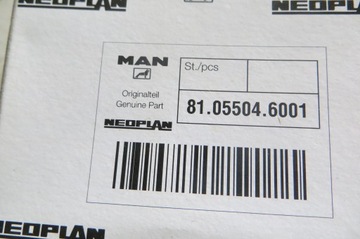 фото thumb №7, Вкладка фильтра масла гидравлического man tga tgx tgs 81.05504.6001 оригинальный номер