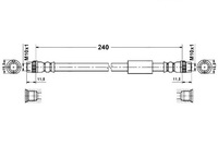 фото thumb №1, Ate шланг тормозной elast. citroen jumpy fiat sc