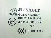 фото thumb №3, Скло двері праві перед права renault megane iii cabrio