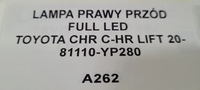 фото thumb №10, Лампа фара правая full led toyota chr lift 20-