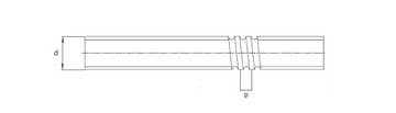 HIWIN R25-10T7-FSCDIN ШВП 0260мм
