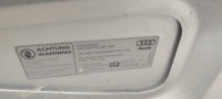 Audi a4 b8 08r капот крышка двигателя лак lx7w 08-11r хорошее состояние Оригинал, фото thumb