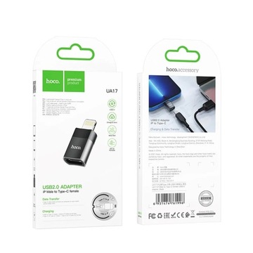 АДАПТЕР МОЛНИИ USB-C HOCO TYPE-C