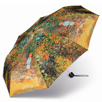 Зонт с ручным освещением Alu Light Art Monet 24 см знаменитая картина