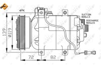 фото thumb №8, Компресор кондиціонера vw passat/a4/a6 dcw17b