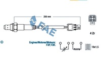 фото thumb №2, Fae 77129 датчик лямбда-зонд
