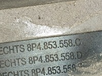 фото thumb №7, Комплект накладка поріг audi a3 8p sportback 8p4853557c 8p4853491a