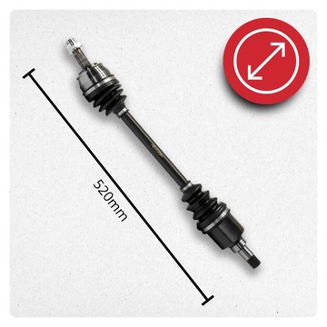 фото thumb №4, Полуось левая citroen nemo aa 1.4 механическая коробка передач новая