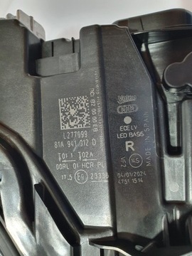 фото thumb №12, Новий фара audi q2 81a 2024r повний led правий оригінал англієць 81a941012d