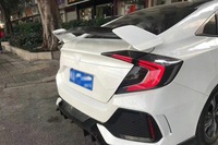 фото thumb №6, Спойлер na крышка do honda civic x 10 sedan 2015-2021 abs чёрный mat sobmart