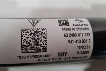 фото thumb №9, Амортизатор переднє правий porsche 9j1413031e 2020