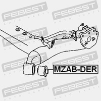 фото thumb №10, Febest mzab-der подвеска, стабилизатор