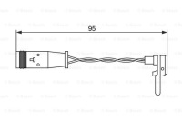 фото thumb №14, Bosch 1 987 473 070 датчик тормозные колодки ham.przo