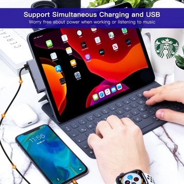 USB-ХАБ IPAD PRO HDMI4K MACBOOK SD USB-C 60 Вт