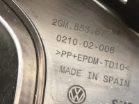 Накладка спойлер нижній бампера перед решітка vw t-cross 2gm805903c Оригінал, фото thumb