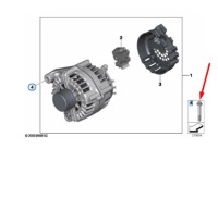 Купить Болт генератора bmw 1 f20 12319908092, фото thumb