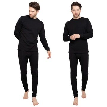 Футболка THERMOACTIVE, толстовка THERMAL, мужская, женская, утепленная, черная M
