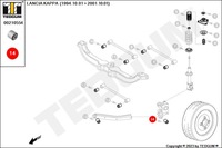 фото thumb №16, Tedgum 00210554 втулка важеля задня alfa fiat lanci