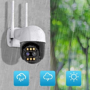 KAMERA ZEWNĘTRZNA OBROTOWA WIFI IP 8MPX 4K 8X ZOOM