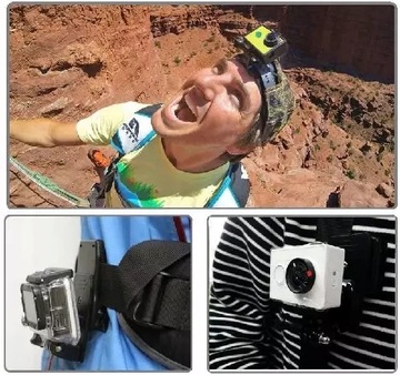Uchwyt do GoPro Klamra Zacisk Adapter do Plecaka Paska GoPro 12 11 10 9 8 7