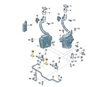 фото thumb №5, Заглушка омивача фари octavia ii 2 ліва
