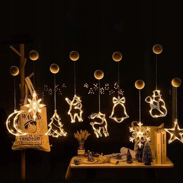 Оформление окна LED STAR WARM LIGHT
