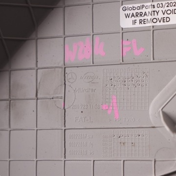 фото thumb №10, Mercedes w204 захист обшивка двері переднє лівий сірий a2047231108