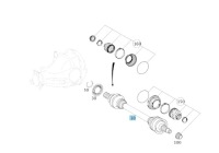 фото thumb №1, Mercedes-benz оригінальний номер a2133504108 привідний вал задня ліва