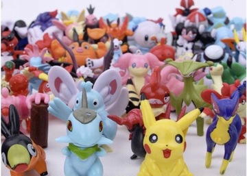 БОЛЬШОЙ НАБОР ФИГУРОК POKEMON GO, 24 ФИГУРКИ ПИКАЧУ.