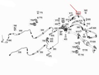 Купити Mercedes-benz gle w166 шланг тиску оливи a1663204454, фото thumb