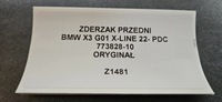 фото thumb №12, Бампер переднее bmw x3 g01 x-line 22- pdc оригинал 773828-10