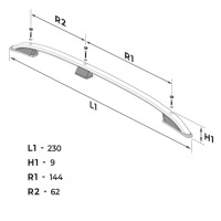 Купить Рейлинги кровельные к vw transporter t5 2003-2015 short | короткий aluminiowe, фото thumb