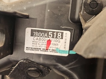 фото thumb №9, Mitsubishi outlander iii 15-18 обігрівач повітродувка 7800a518 usa