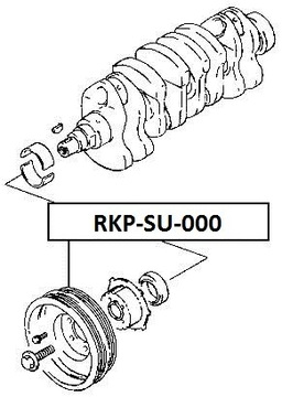 фото thumb №9, Колесо ременное вала vitara grand vitara 12610-61g00