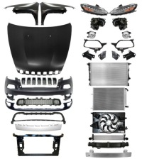 Купить Jeep cherokee 13-18 капот бампер крыло ремень набор запчасти, фото thumb