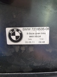 фото thumb №7, Bmw 7 f01 f02 защита стойка левая 7218535