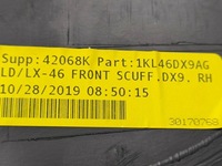 фото thumb №7, Dodge charger 2019 правая сторона молдинг порог передняя