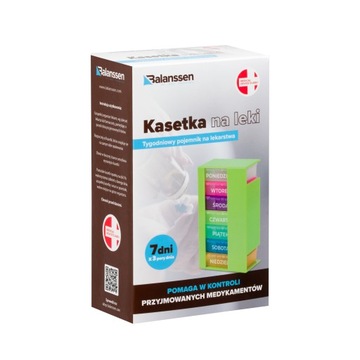 КОНТЕЙНЕРНАЯ КАССЕТНАЯ КОРОБКА ДЛЯ ЛЕКАРСТВ ТАБЛЕТКИ 7 дней x 3