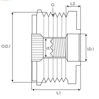 фото thumb №11, As-pl afp9015 v генератор - сцепление jednokierun