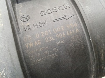 фото thumb №9, Расходомер vw golf vii 7 2.0 tdi 03l906461a