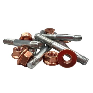 фото thumb №7, Шпилька + гайка колектора вихлоп m8x50 10szt. dł. загальна 60mm